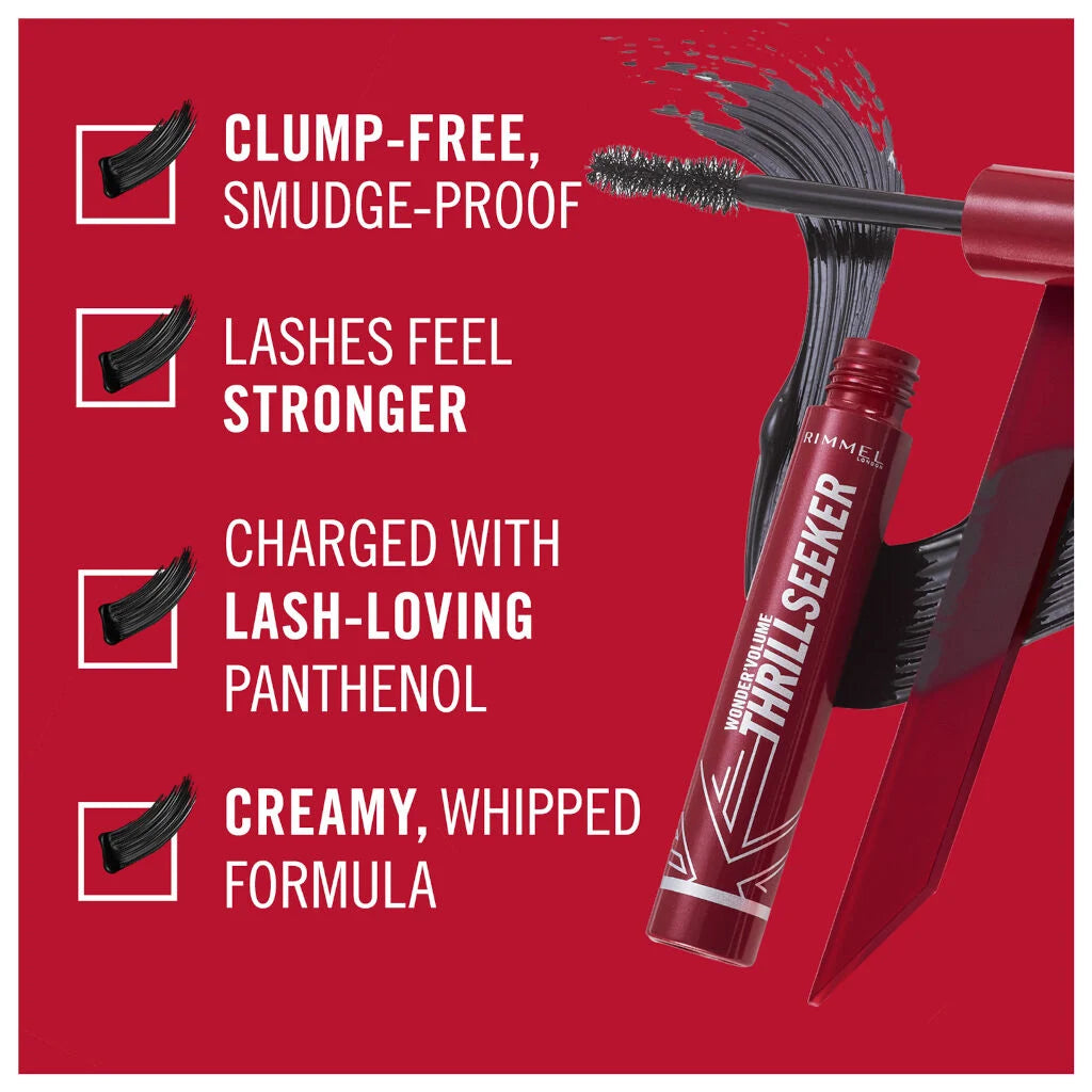 Rimmel Wonder Volume Thrill Seeker Extreme Mascar Black