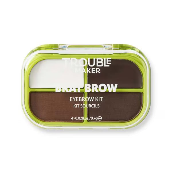 Trouble Maker Brat Brow Kit Dark Brown 2.8gm