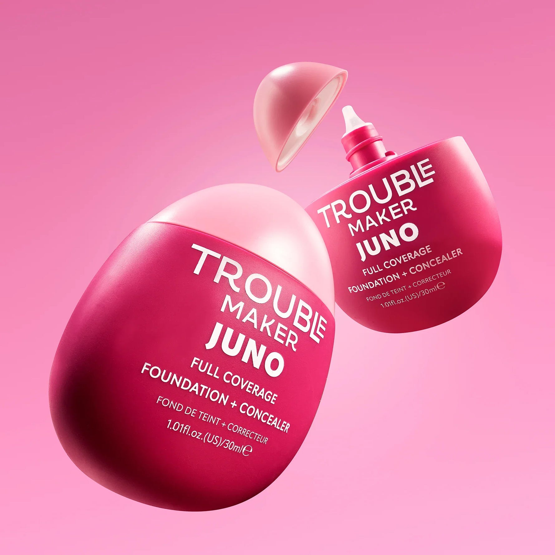 Trouble Maker Juno Full Coverage Matte Foundation Firecracker 30ml
