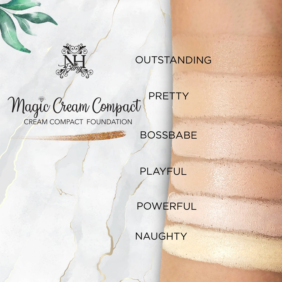 Cream Compacts In Cosmetics