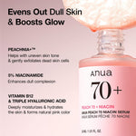 Peach 70% Niacinamide Serum - Anua