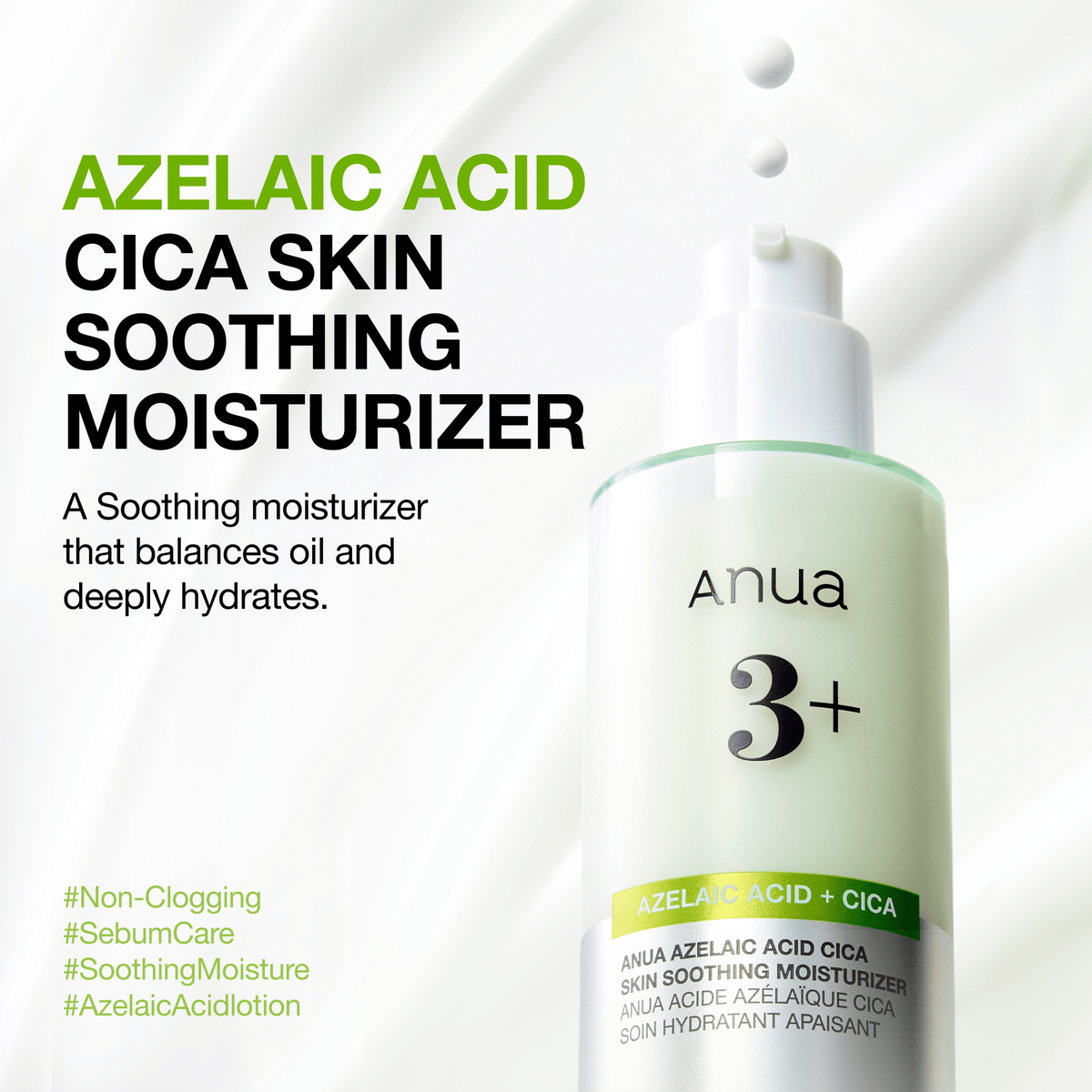 Azelaic Acid CICA Skin Soothing Moisturizer - Anua