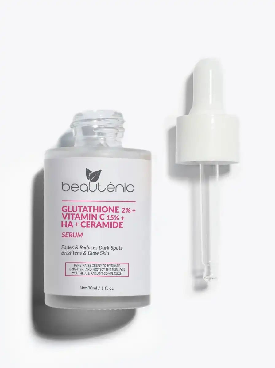 Glutathione 2% + Vitamin C 15% + HA + Ceramide Serum