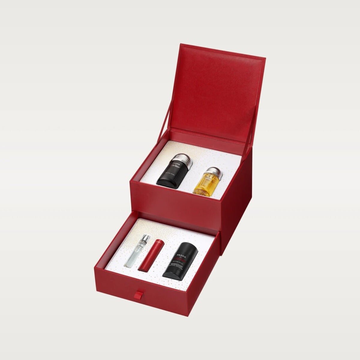 Cartier Pasha Gift Set EDT 100Ml+Parfum 50Ml+Deostick 75Ml+EDT 15Ml - beautypkCartier Pasha Gift Set EDT 100Ml+Parfum 50Ml+Deostick 75Ml+EDT 15Ml